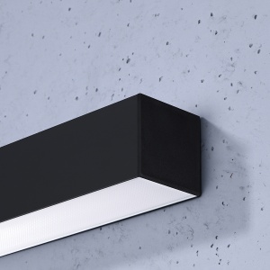 LED стенна аплика 3000K, Pinne, черен, 90x6x6 см - Img 4