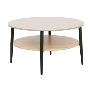 Masuta de cafea, Kody, Taupe, 80x80x45 cm - Img 2