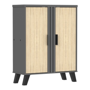 Pantofar V2, Shoby, сив, 30x70,5x91 см - Img 3