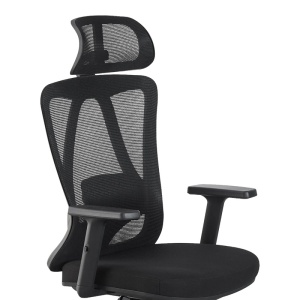 Scaun de birou, Magida, Pako, Negru 58.5x66x125 cm - Img 5