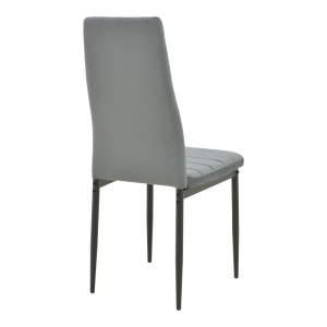 Scaun, Parker, Gri, 41x48x96 cm - Img 2