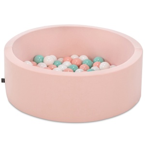 Басейн с топки Bubble Pops v7 Розов 85x85x30 см