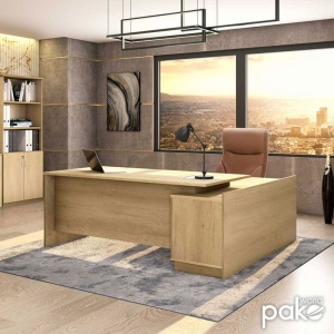 Бюро Amazon Right Sonoma 180x160x76 см - Img 2