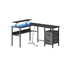 Бюро Vasagle Black 150x120x89 cm