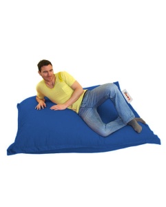 Градинска възглавница Pouf Възглавница за фотьойл Pouf Blue 20x100 cm - Img 6