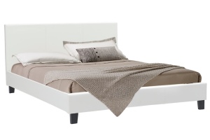 Двойно легло 150x200 см Nevil 569 Бял мат
