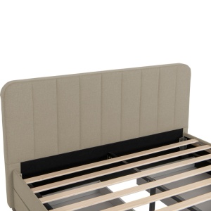 Двойно легло Veloty Pako World Beige 150x200x30 cm - Img 3