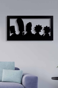 Декоративна стенна лампа LED Карикатура Многоцветна 42x80 см - Img 1