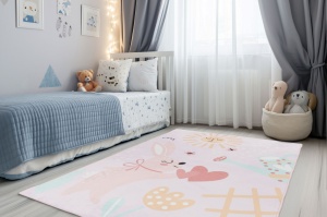Детски килим Magic Kids ML розов 115x160 см - Img 4