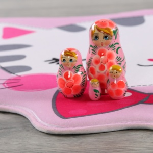 Детски килим Mila Kids Многоцветен 60x70 см - Img 3