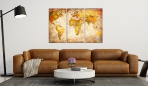 Картина от корк - Antique Travel [Карта от корк] 60x40 см - Img 2