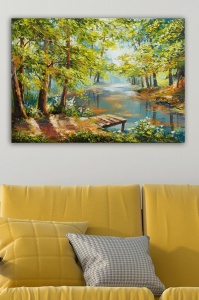 Картина 1193655400 Многоцветна 50x70x3 см