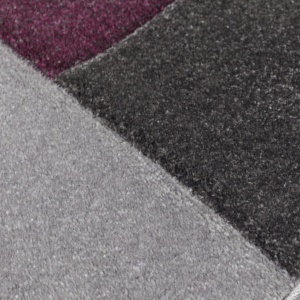 Килим Космос Виолетов/Сив 80X150 см, Flair Rugs - Img 4