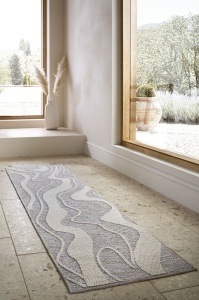 Килим пътека, Calder Washable Flair Rugs, сив, 78x230 см