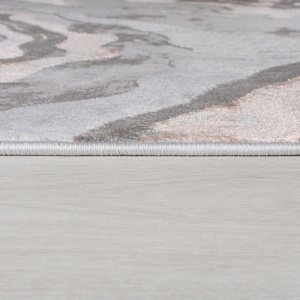 Килим с мраморен ефект, Marbled, Flair Rugs, розов, 80x150 см - Img 3