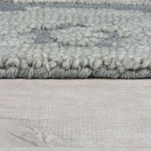 Килим, Dion Ikat Wool Flair Rugs, син, 160x230 см - Img 3