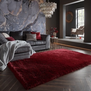 Килим Pearl Червен 120X170 см, Flair Rugs - Img 1
