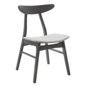 Комплект маса и столове Benson-Orlean 5 части сив рустик 120x75x75 см - Img 6