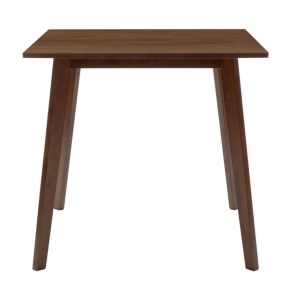 Комплект маса и столове Benson-Toto 5 части тъмен орех - бежов 80x80x75 см - Img 4