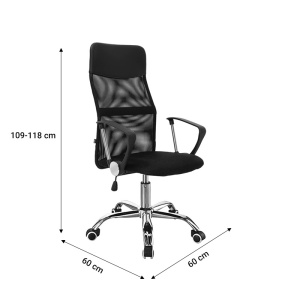 Комплект от 2 части студентски офис мебели и офис стол Gloryn Pako World Black 107x40x110 cm - Img 6