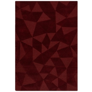 Кръгъл килим Shard Red 160x160 cm, Flair Rugs - Img 2