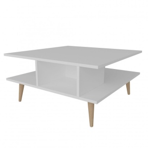 Масичка за кафе Akya Coffee Table - Бял - Img 5