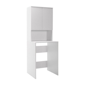 Меламинов шкаф за дрехи Ryda бял 68x60x182см