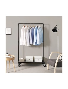 Мобилна стойка за закачалки, Songmics, HSR61BK, Черен, 163 x 100 x 49 см - Img 6