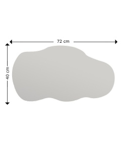 Огледало за стена Baby Черно 40x72x2.2 см - Img 8
