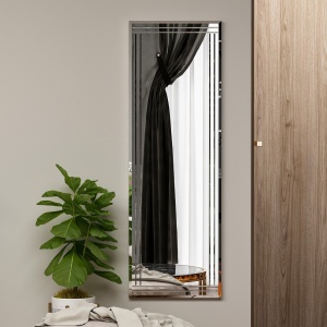 Огледало за стена Buhem Бяло 40x120x2.2 см - Img 4