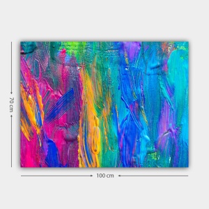Платно за стена 170432189 Multicolour 70x100 cm - Img 3