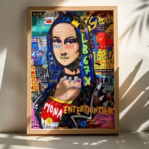 Платно за стена Monda Multicolour 50x2x70x70 cm