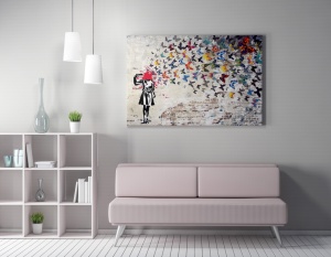 Платно за стена WY51 Multicolour 50x70x0,2 cm - Img 2