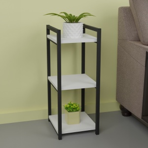 Подова етажерка Harvey Harvey Pako World White 33x28x70 cm - Img 2