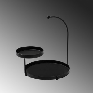 Поставка за бижута Knidos Черен 25x28x21 см - Img 6