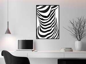 Постер - Бодипейнтинг, с черна рамка, 20x30 см - Img 2