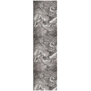 Пътека Мраморен Сребрист 60X230 см, Flair Rugs - Img 2