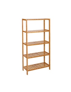 Рафт за баня, Songmics, BCB35Y, Бамбук, 133 x 29 x 9 см