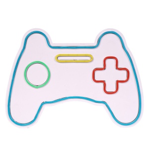 Светеща LED декорация за стена Play Station Gaming Controller Многоцветна 40x29x3 см - Img 5
