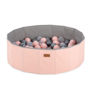 Сгъваем комплект за басейн и топки 90 Katlanir Pink