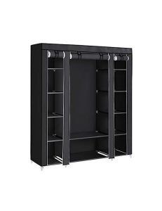 Сгъваем шкаф, Songmics, 150 x 45 x 175, LSF03H, Черен
