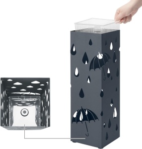 Стойка за чадър Songmics Grey 15.5x15.5x49 cm - Img 6
