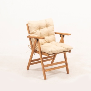 Стол за градина My027 Крем 46x89x43 см - Img 2