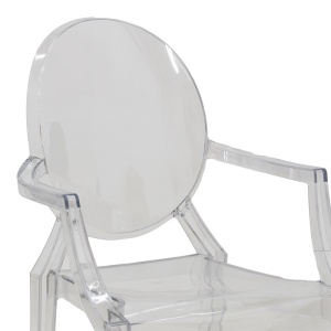 Стол Narova PC прозрачен 43x48x92 cm - Img 4