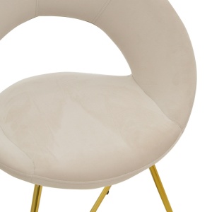 Стол Pako Valentina Pako World Bej 65x60x82 cm - Img 7