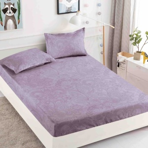 Чаршаф с ластик и 2 калъфки за възглавници Roshan 90x200 cm (Finet)