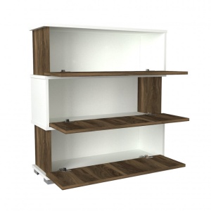Шкаф за обувки Наполеон Бял-Орех - Img 6