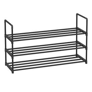 Шкаф за обувки, Songmics, Черен, 92x30x55 см - Img 2