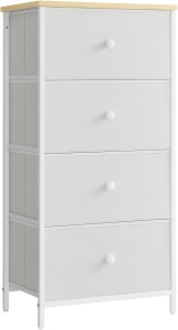Шкаф за съхранение Songmics Бял 30 x 45 x 91.7 см