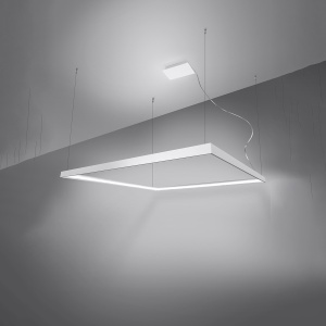 LED полилей 4000K, Nelya, бял, 80x80x150 см - Img 4
